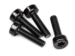 HPI - Wide cap head torx screw m5x20mm (4pcs) (15438)