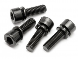 Cap head screw m5x16mm with spring washer (4pcs)