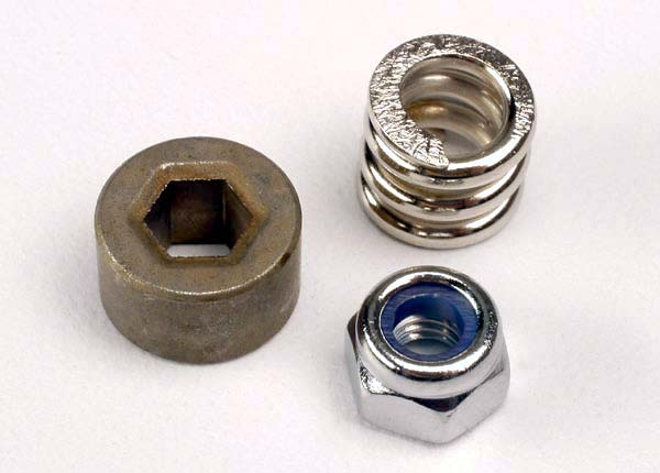 Traxxas - Slipper tension spring/ spur gear bushing & locknut (TRX-1994)
