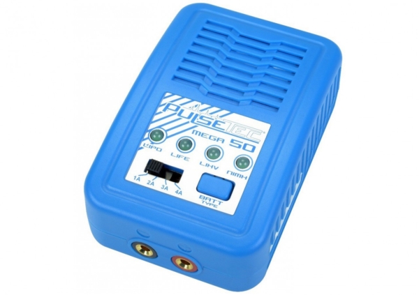 Pulsetec Mega 50 lader (LiPo, LiFe, LiHV of NiMH)