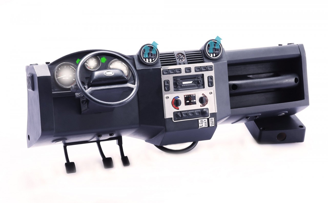Interior Dashboard met LED - Traxxas TRX-4