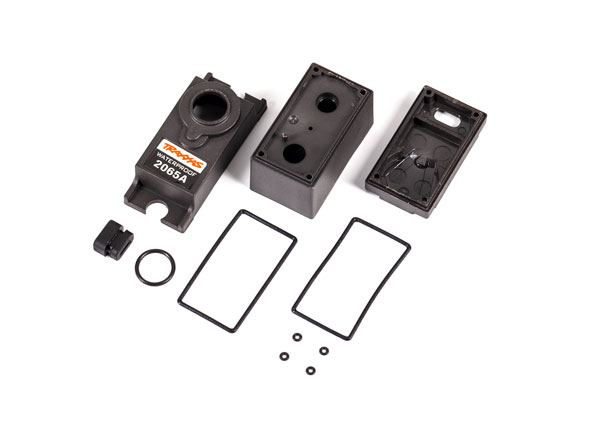 Traxxas - Servo case/gaskets (for 2065R metal gear, waterproof, sub-micro servo) (TRX-2063R)