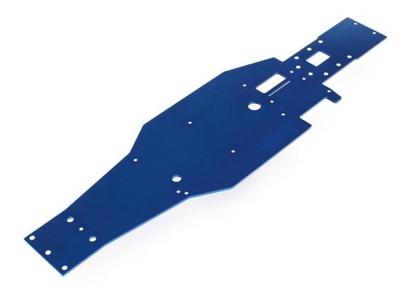 Traxxas - Chassis, Lower (Blue-Anodized,, TRX-4422 (TRX-4422)