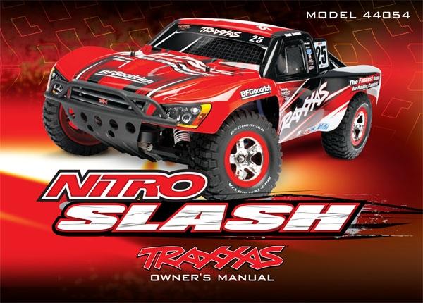 Traxxas - Owner'S Manual, Nitro Slash, TRX-4498 (TRX-4498)