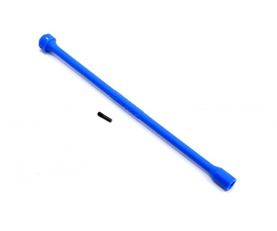 Driveshaft, center, plastic (blue) / Screw pin (TRX-6756)