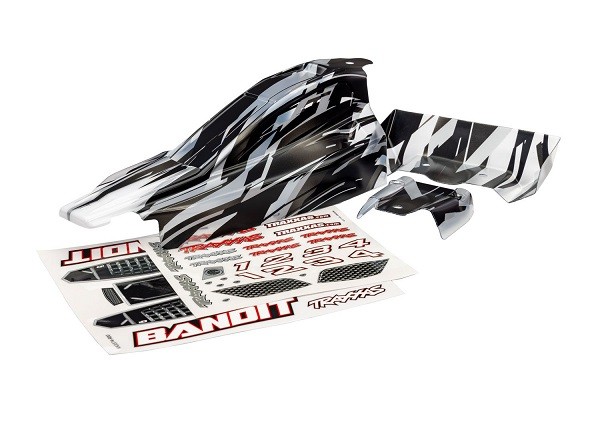 Traxxas - Body, Bandit (also fits Bandit VXL), ProGraphix / decal sheet (TRX-2430X)