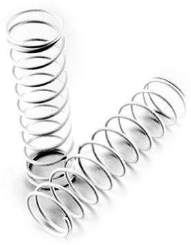 Springs, rear (white) (2) (TRX-2457A)