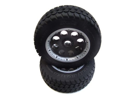 Set voorwielen "Desert Buster" compleet met velgen zwart