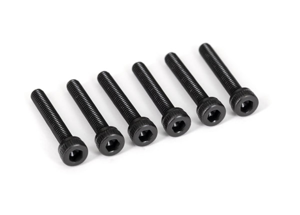 Traxxas - Screws, 3x18mm cap-head machine (hex drive) (6) (TRX-2583X)