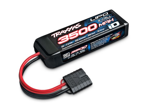 Traxxas lipo 3500mAh 7.4V 2-Cell 25C LiPo met Traxxas ID connector