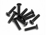 HPI - Flat head screw m2.5x12mm (hexsocket/10pcs) (Z449)