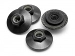 HPI - Flanged lock nut m5x8mm (black/4pcs) (Z680)