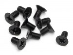HPI - Flat head screw m3x6mm (10pcs) (Z525)