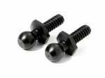 Ball end 4-40 black (Z136)