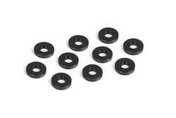 Alu Conical Shim 3X6X2.0mm - Black (10) (X362280-K)