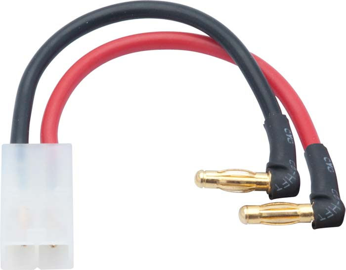 Conversie kabel Bullit 4mm Gold > Tamiya Vrouw met silicone kabel 14AWG (12cm)