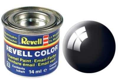 Revell Enamel NR.7 Zwart Glanzend - 14ml