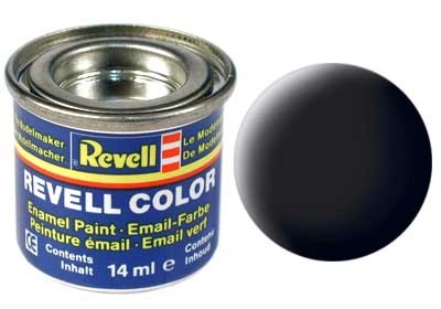 Revell Enamel NR.8 Zwart Mat - 14ml