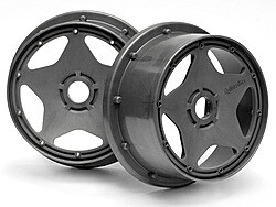 Super star wheel gunmetal (120x60mm/2pcs/)