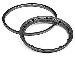 Heavy duty wheel bead lock rings (gunmetal/2pcs)