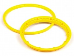 Heavy duty wheel bead lock rings (yellow/2pcs)