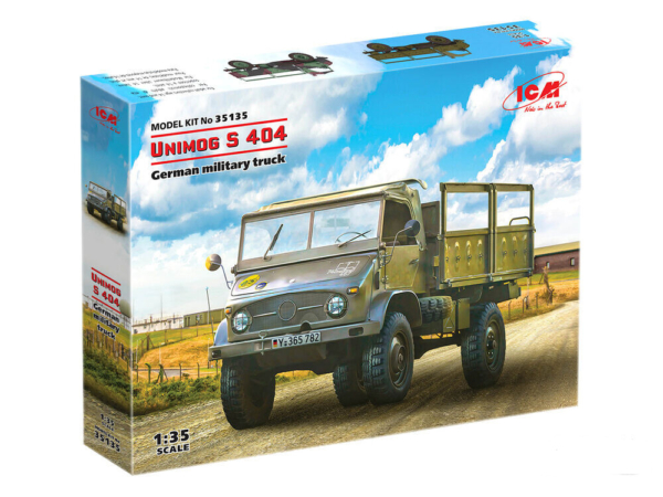ICM Unimog S 404, German military truck 1/35