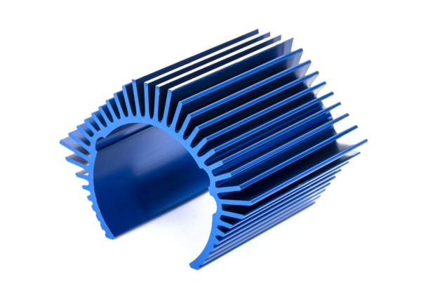 Traxxas - Heat sink, low profile, Velineon 1200XL (aluminum, blue-anodized) (TRX-3362-BLUE)