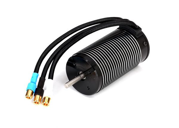 Motor, 2200Kv 75mm, brushless (with 6.5mm gold-plated connectors & high-efficiency heatsink)