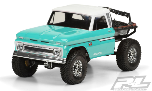 Proline 1966 Chevrolet C-10 transparante body voor SCX10 (Cab Only)