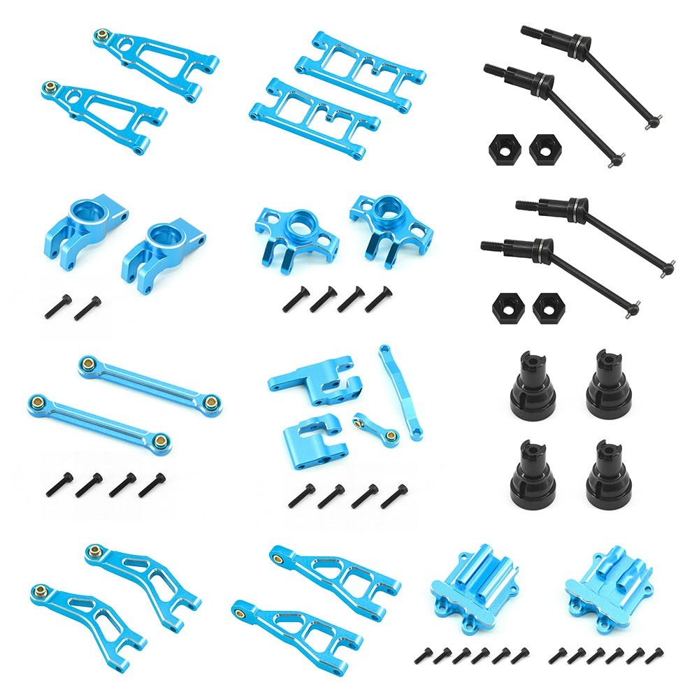 Aluminium / Metalen upgrade set voor de Arrma 1/18 Mojave Grom - Blauw