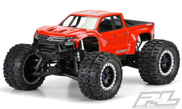 Proline Pre-Cut 2019 Chevy Silverado Z71 Trail Boss body voor Traxxas X-Maxx