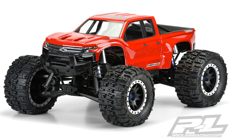 Proline Pre-Cut 2019 Chevy Silverado Z71 Trail Boss body voor Traxxas X-Maxx