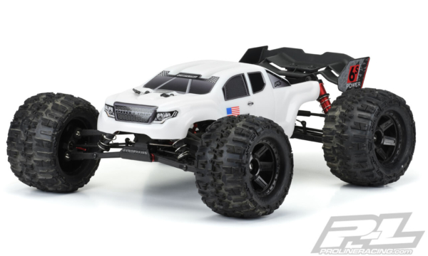 Proline Pre-Cut Brute Bash Armor Body (White) voor Arrma Kraton (PL3521-15)
