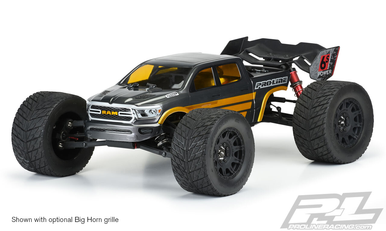 Proline 2020 Ram Rebel body, transparant uitgesneden, voor Arrma Kraton 6S (PL3534-17)
