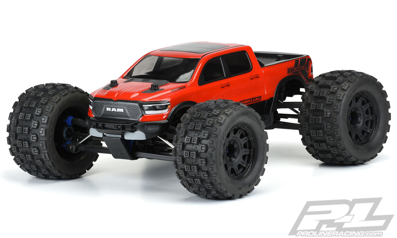 Proline 2020 Ram Rebel, transparant uitgesneden, voor Traxxas E-Revo 2.0