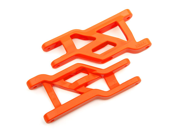 Traxxas - Suspension arms, orange, front, heavy duty (2) (TRX-3631T)