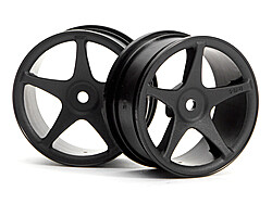 Super star wheels 26mm black (1mm offset)