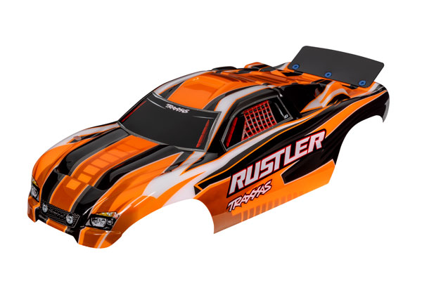 Traxxas - Body, Rustler, orange (TRX-3750T)