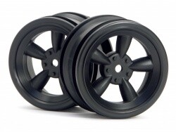 HPI - Vintage 5 spoke wheel 26mm black (0mm offset) (3816)