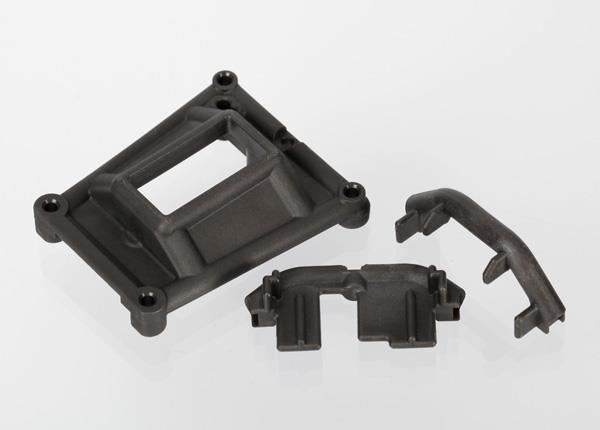 Traxxas - Chassis braces (front and rear)/ servo mount, TRX-6921 (TRX-6921)