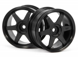 Te37 wheel 26mm black (0mm offset)