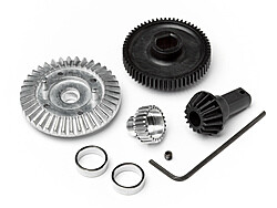 Gear set 25/62t 48pitch (bevel 15/38t)