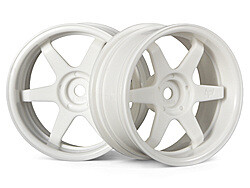 Te37 wheel 26mm white (6mm offset)