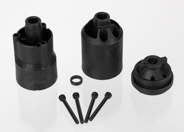 Traxxas - Housings, differential/ 2.5x23mm CS (4)/ 6x8x2.5mm PB (1), TRX-6980 (TRX-6980)