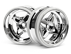 Mx60 4 spoke wheel chrome (6mm offset/2pcs)