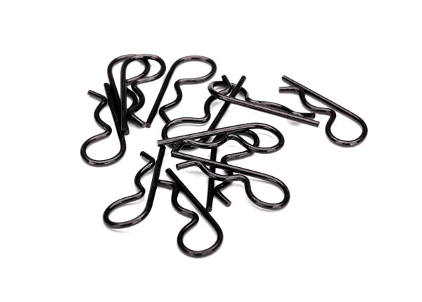 Traxxas - Body clips, heavy duty (black) (12) (TRX-3934A)