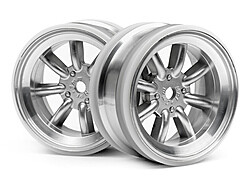 Mx60 8 spoke wheel matte chrome (3mm offset)