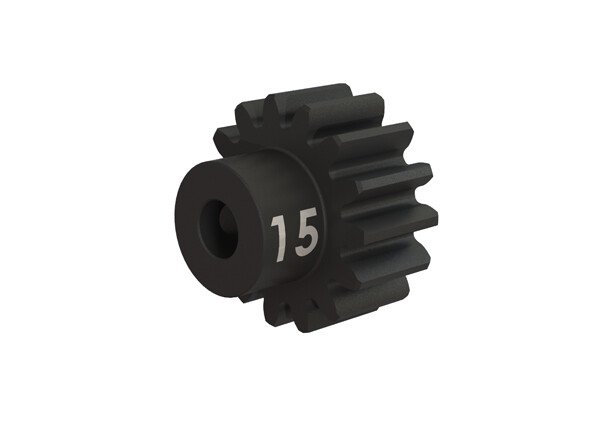 Gear, 15-T pinion (32-p), heavy duty (machined, hardened steel) (TRX-3945X)