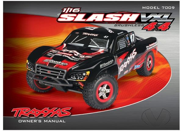 Traxxas - Owners Manual, 1/16 Slash 4Wd, TRX-7098 (TRX-7098)