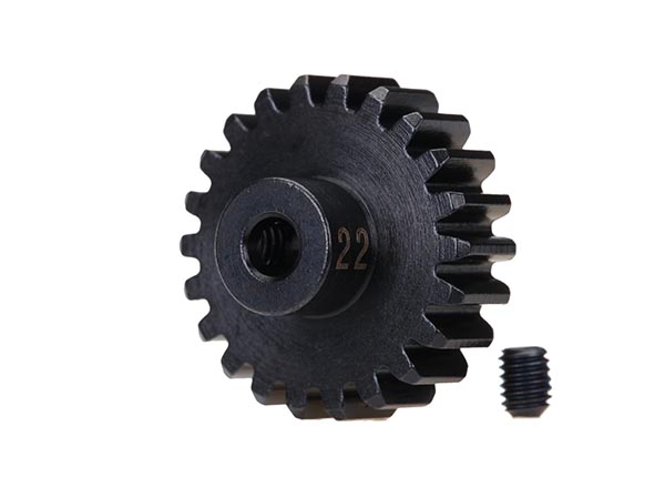 Gear, 22-T pinion (32-p), heavy duty (machined, hardened steel) (TRX-3952X)
